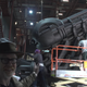 Adam Savage and the Space Jockey on the set of Alien: Covenant. Image: YouTube